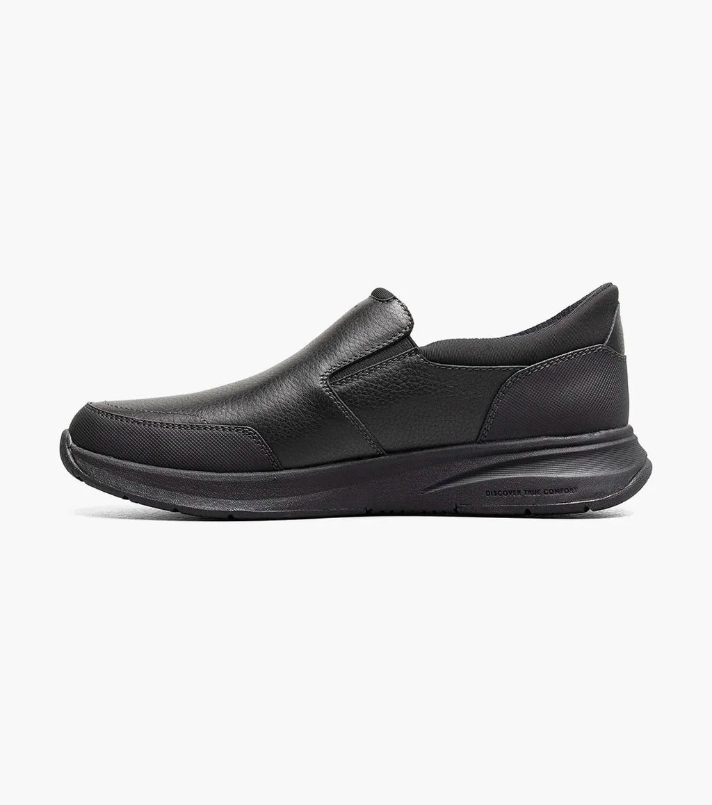 Nunn Bush KORE Taz EZ Hands-Free Moc Toe Slip-On Black 85192-001