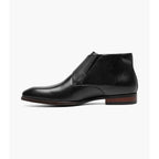 Stacy Adams Kaius Plain Toe Double Monk Strap Boot Black 25733-001