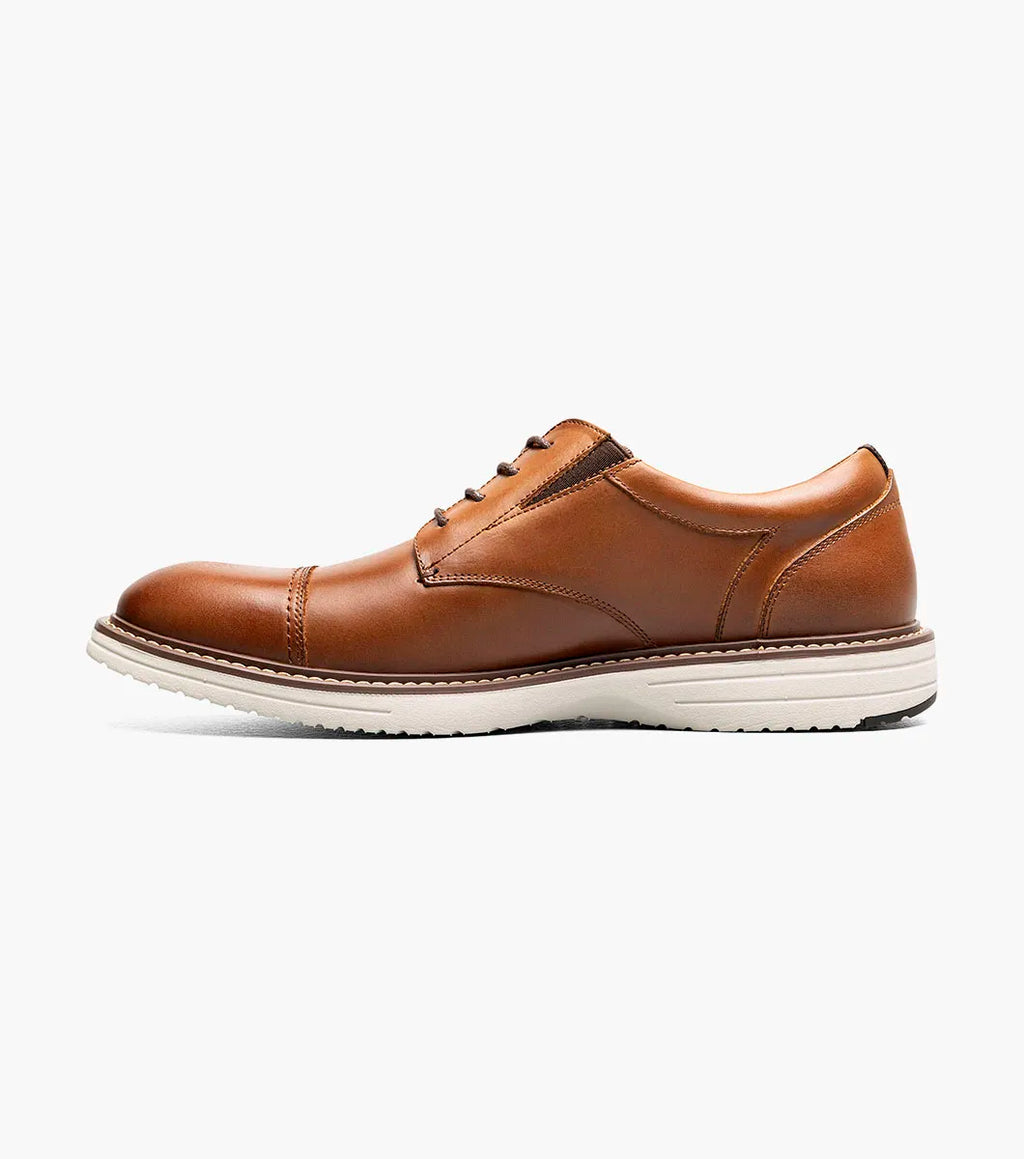Nunn Bush Griff Cap Toe Oxford Shoes Cognac Multi 85176-229