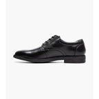 Nunn Bush Fitz Flex Plain Toe Oxford 85181-005 Black Smooth
