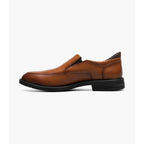 Nunn Bush KORE EZ Icon Moc Toe Slip On Handsfree Shoes Cognac 85146-221