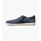 Nunn Bush Brewski Moc Toe Slip On Walking Shoes Navy 84902-410