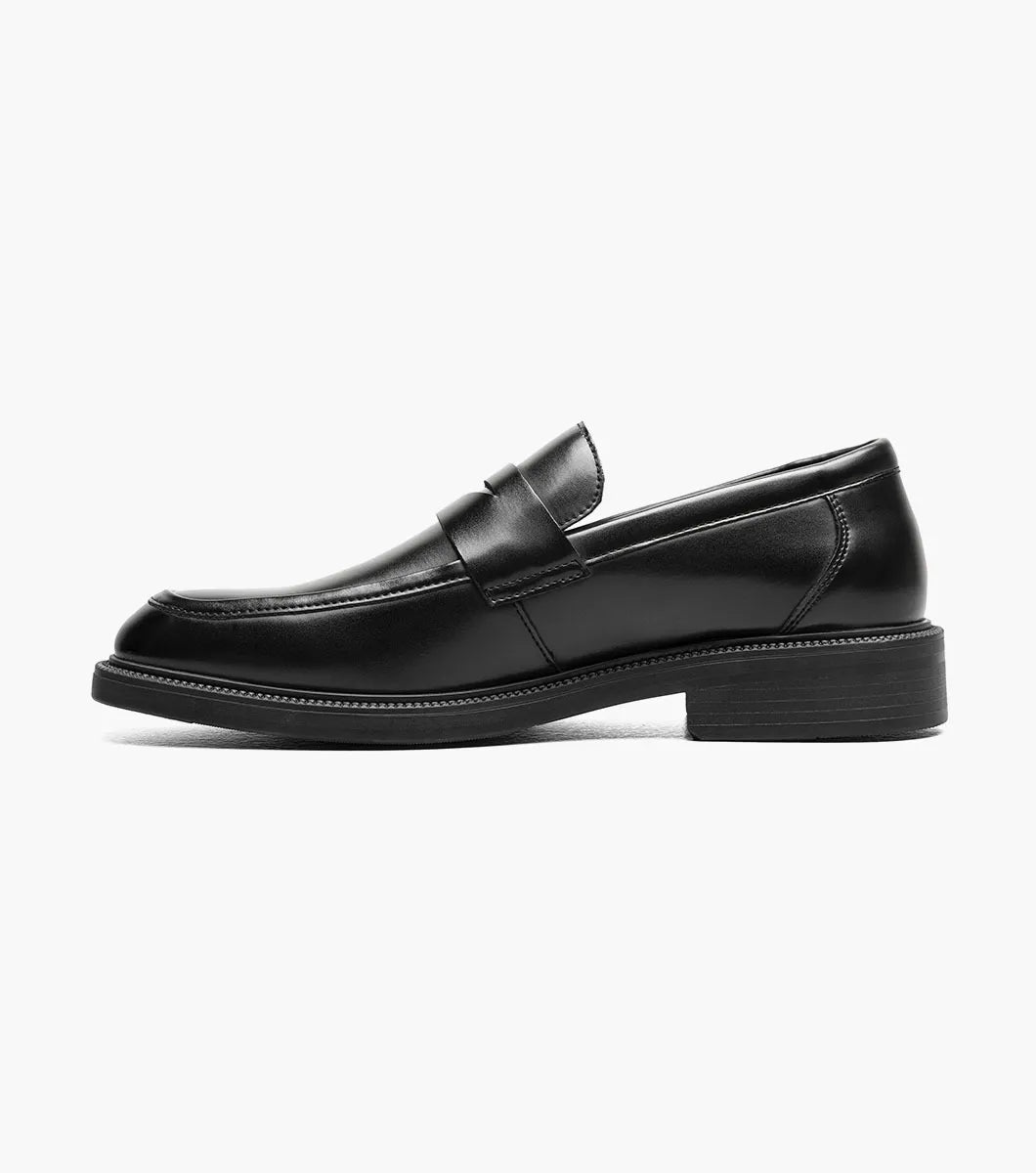 Stacy Adams Everett Moc Toe Penny Slip On Black 25790-001