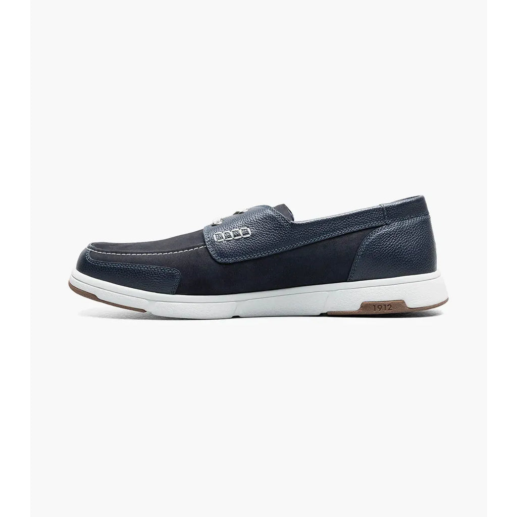 Nunn Bush Luca Moc Toe Boat Shoe Lightweight Navy Multi 85172-492