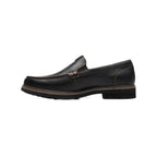 Nunn Bush Owen II Moc Toe Venetian Loafer Dress Shoes Black Tumbled 85153-007