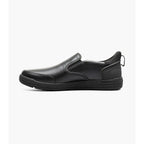Nunn Bush KORE City Walk Work EZ Moc Toe Slip On Dressy Shoes Black 85162-001