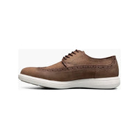 Stacy Adams Trudell Wingtip Lace Up Walking Shoes Sand 25691-269