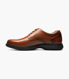Nunn Bush KORE Pro Plain Toe Oxford Work Shoes Cognac 84942-221