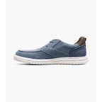 Nunn Bush Brew City EZ Hands Free Canvas Lace Moc Toe Slip On Navy 85164-492