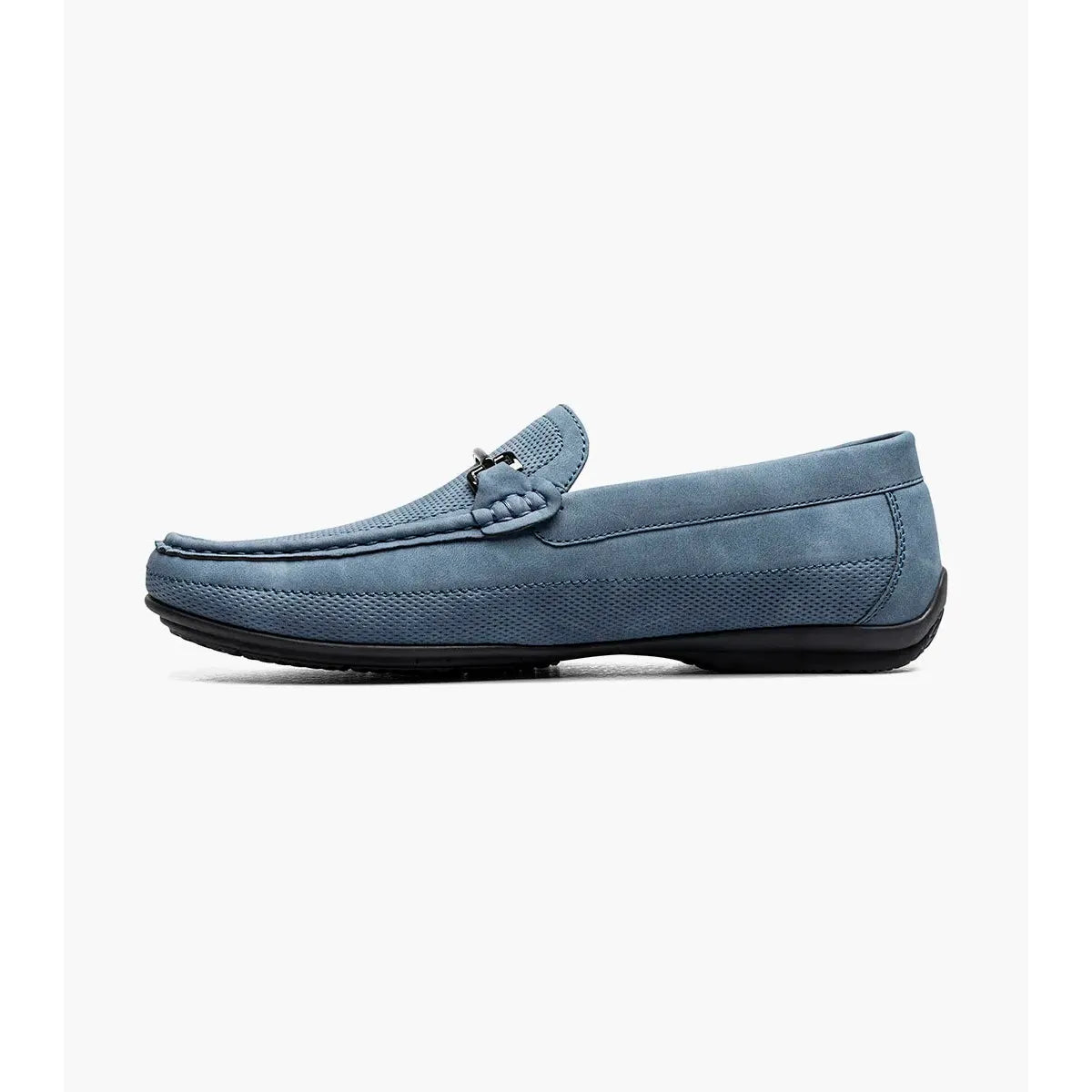 Stacy Adams Colton Moc Toe Bit Slip On Shoes Navy 25760-410