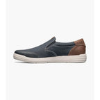 Nunn Bush KORE City Walk Canvas Moc Toe Slip On Blue Denim 84896-462