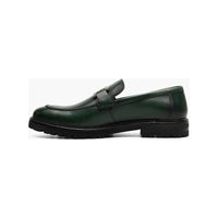 Stacy Adams Hale Moc Toe Bit Slip On Walking Shoes Green 25678-300