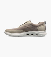 Nunn Bush Ponte Knit Moc Toe Sneaker Lightweight Taupe  Multi 85116-261