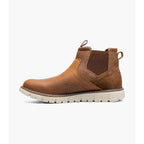Nunn Bush Karnak Plain Toe Chelsea Boot Leather Tan Crazy Horse  85137-239