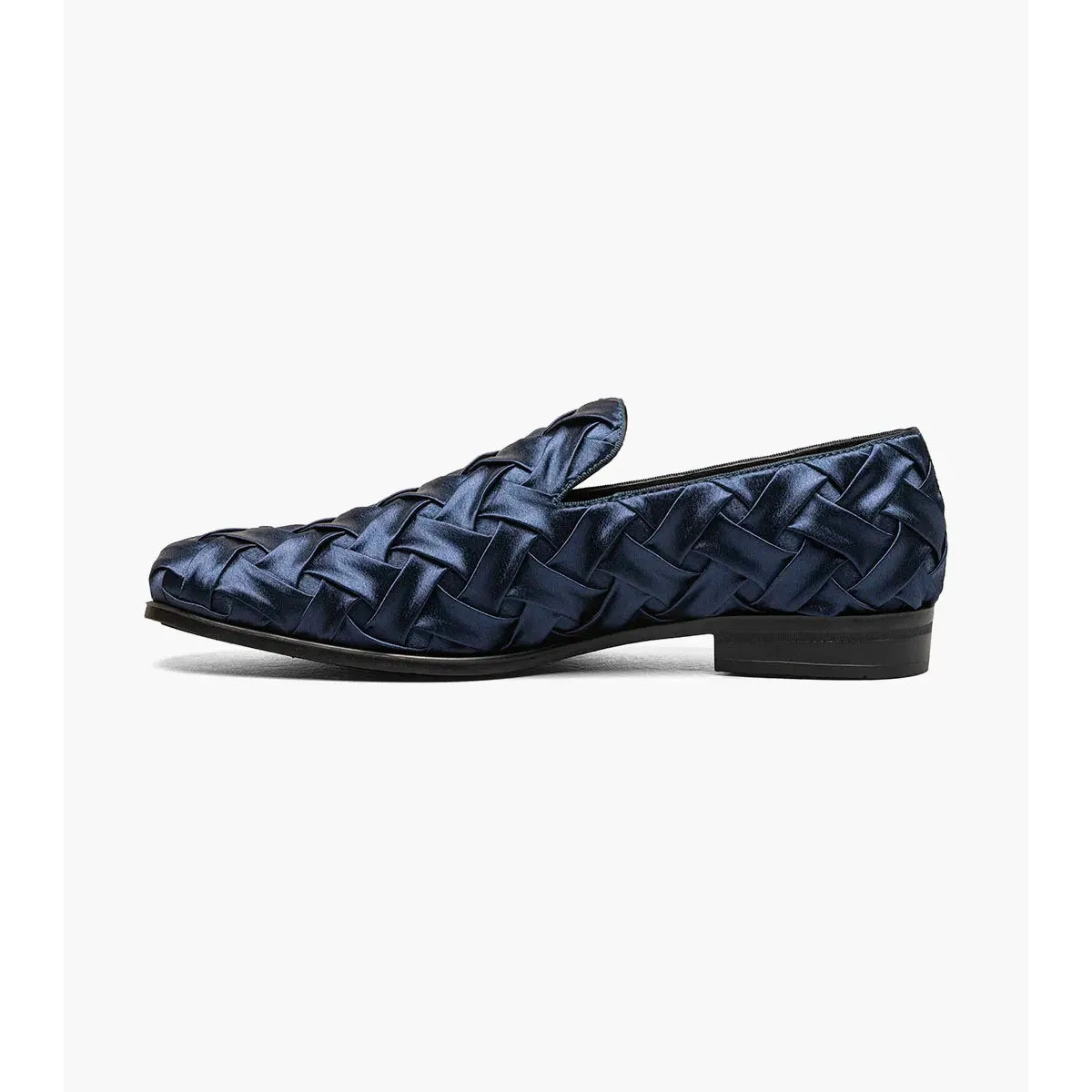 Stacy Adams Savoir Satin Textile Upper Shoes 25611-410 Navy