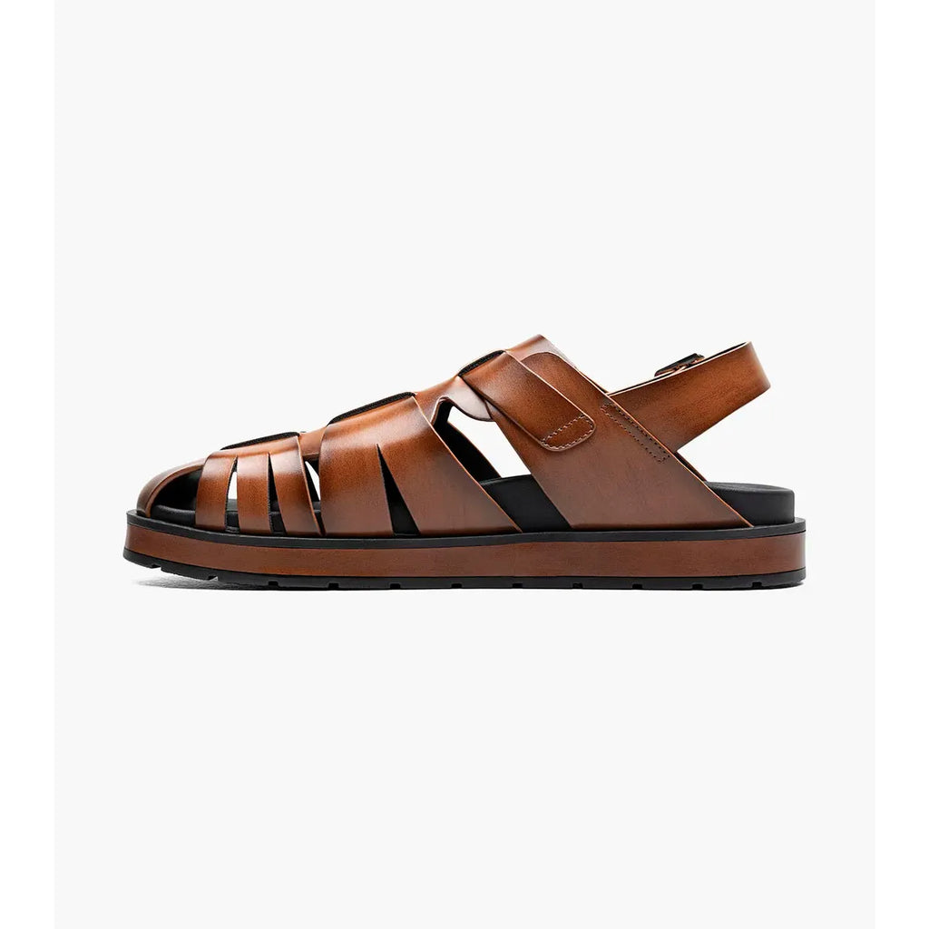 Stacy Adams Largo Slingback Buckle Sandal Cognac  25773-221