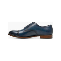 Stacy Adams William Cap Toe Oxford Leather Shoes Navy 25719-410