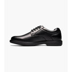 Nunn Bush Wade Work Plain Toe Oxford Chef Shoes Black Leather 84913-001