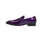 Stacy Adams Sprague Moc Toe Bit Slip On Shoes Purple 25732-542