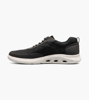 Nunn Bush Ponte Knit Moc Toe Sneaker Lightweight Black Multi 85116-009