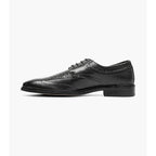 Stacy Adams Gambetta Modified Cap Toe Oxford Leather shoes Black 25780-001