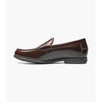 Nunn Bush Drexel Moc Toe Penny Loafer Dress Shoes Burgundy 84744-601