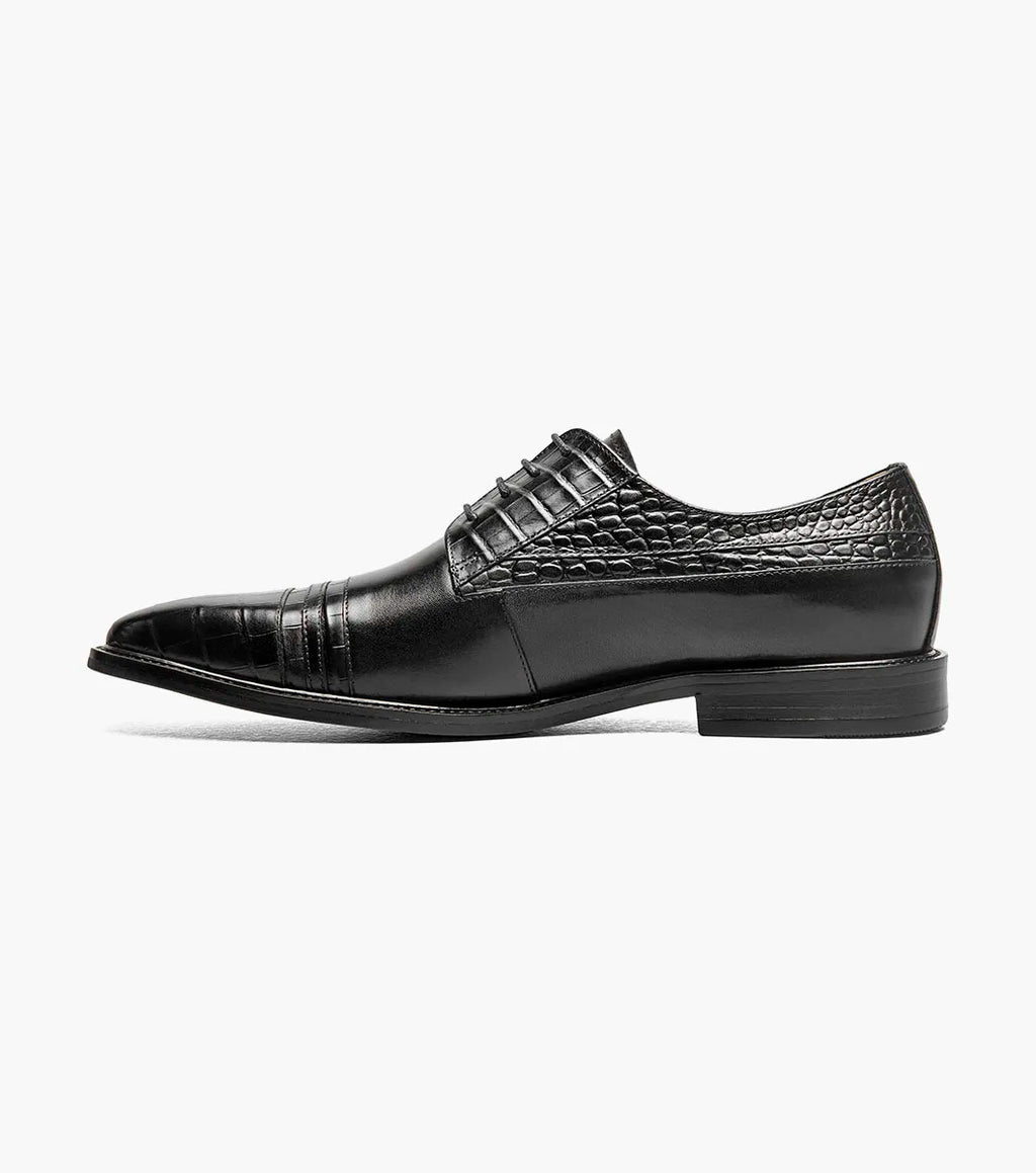 Stacy Adams Martino Cap Toe Oxford Leather Black 25833-001