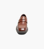 Stacy Adams Everett Moc Toe Penny Slip On Brown 25790-200