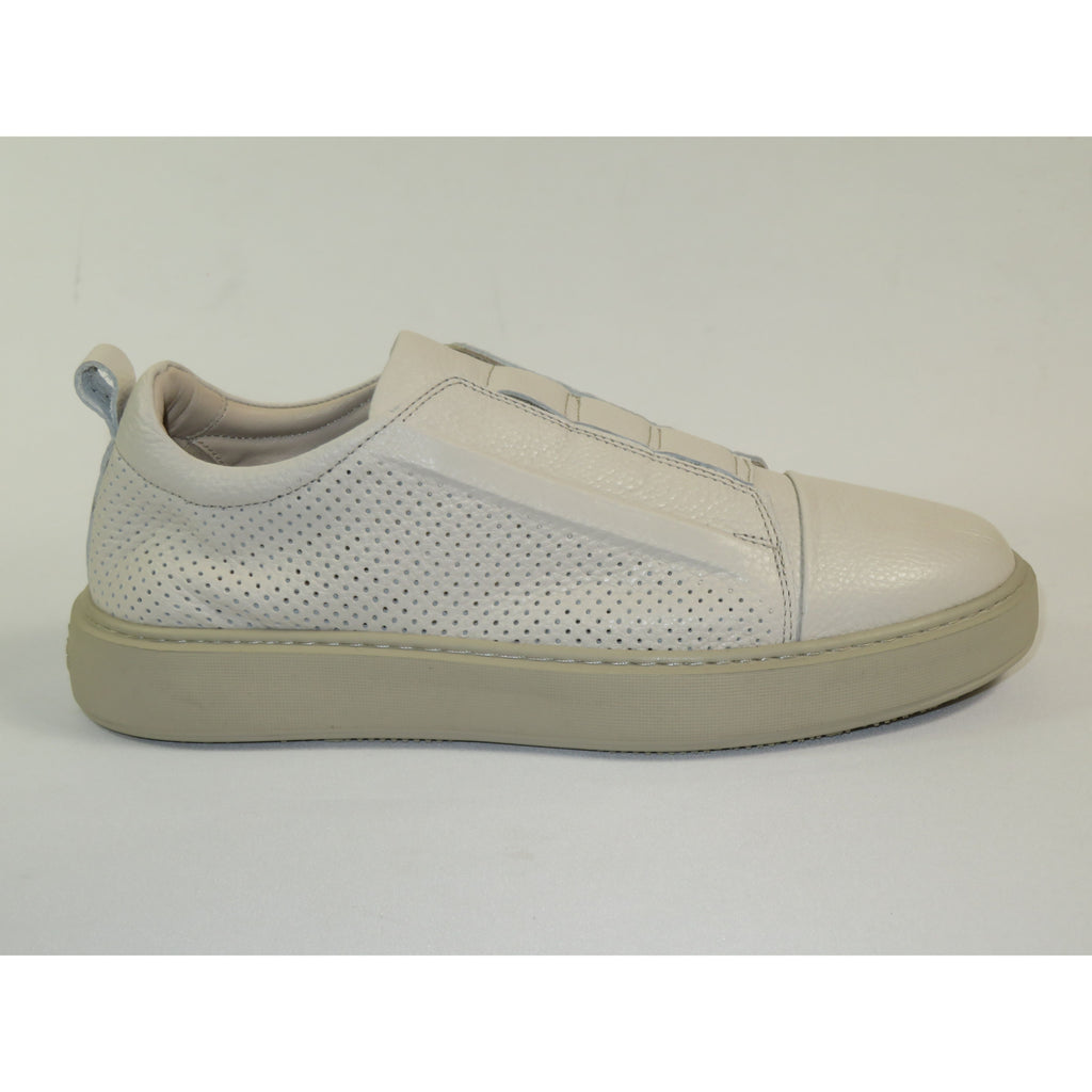 Men's Fashion Sneaker Shoes By SHENBINS Soft Deer Leather Hand Made in Turkey 0811 Beige