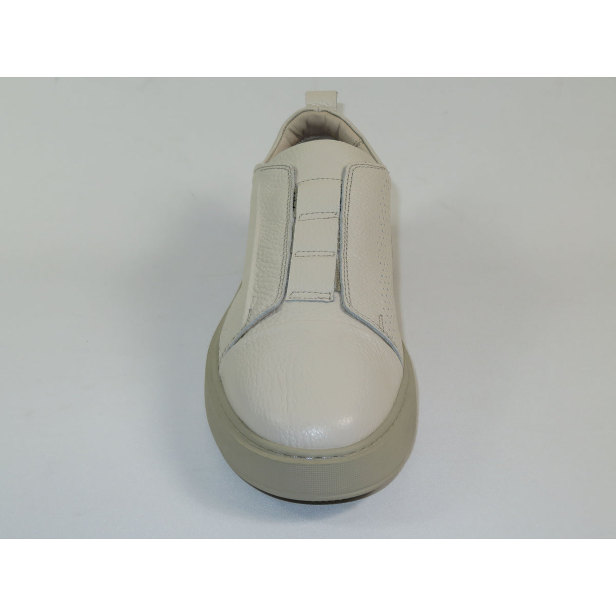 Men's Fashion Sneaker Shoes By SHENBINS Soft Deer Leather Hand Made in Turkey 0811 Beige