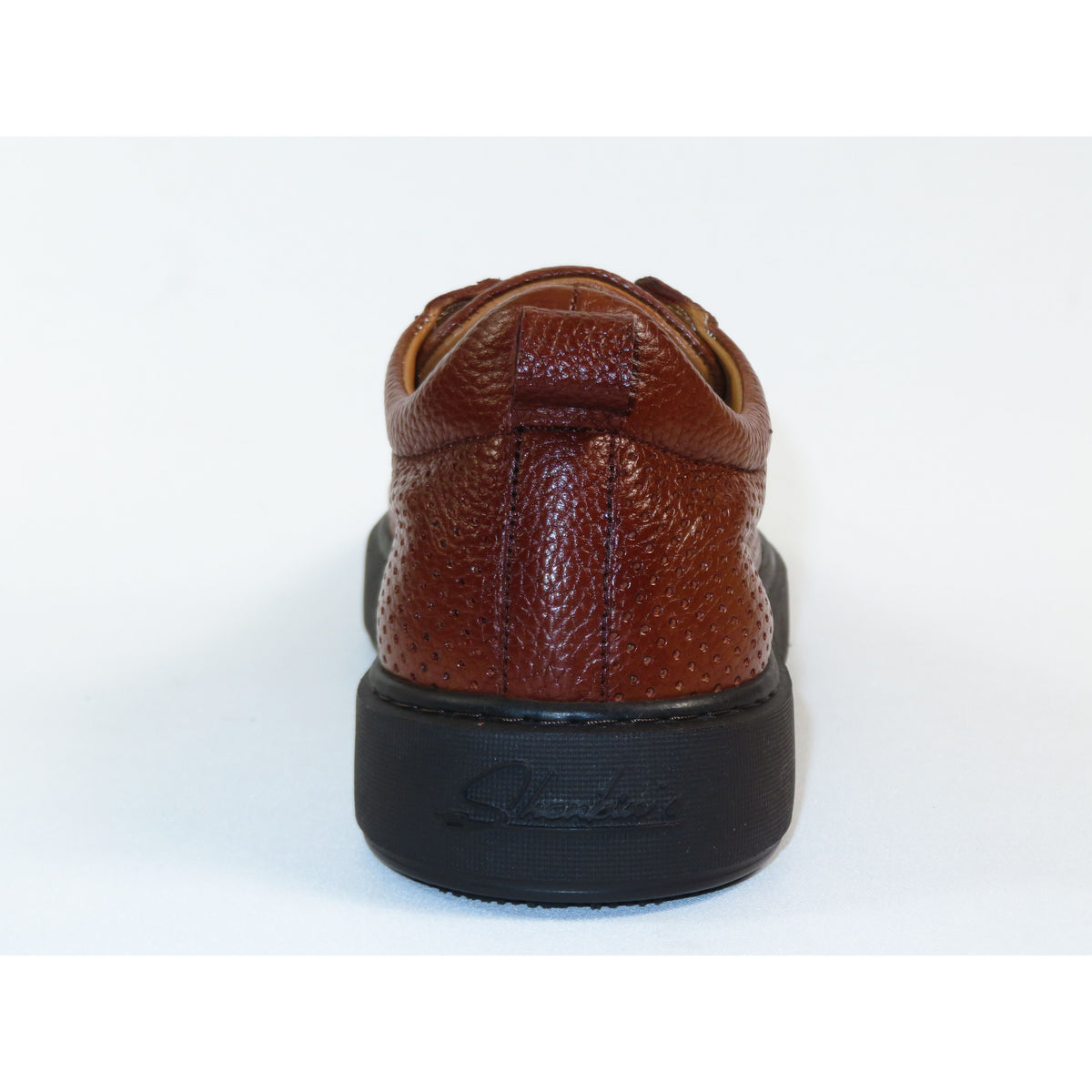 Men's Fashion Sneaker Shoes By SHENBINS Soft Deer Leather Hand Made in Turkey 0811 Tobacco