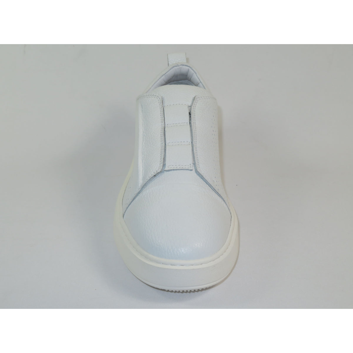 Men's Fashion Sneaker Shoes By SHENBINS Soft Deer Leather Hand Made in Turkey 0811 White