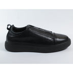 Men's Fashion Sneaker Shoes By SHENBINS Soft Deer Leather Hand Made in Turkey 0811 Black