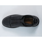 Men's Fashion Sneaker Shoes By SHENBINS Soft Deer Leather Hand Made in Turkey 0811 Black