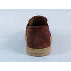 Men's Slip On Shoes By SHENBINS Soft Suede Leather Hand Made in Turkey 0870 Brown