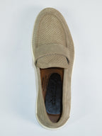Men's Slip On Shoes By SHENBINS Soft Suede Leather Hand Made in Turkey 0870 Tan