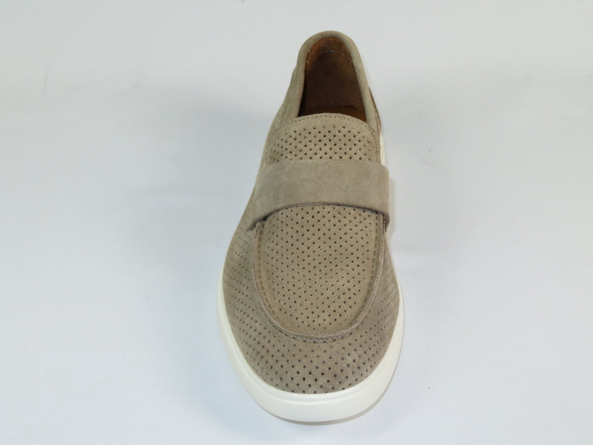 Men's Slip On Shoes By SHENBINS Soft Suede Leather Hand Made in Turkey 0870 Tan