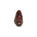 Stacy Adams Tristano Modified Bike Toe Oxford Shoes Cognac 25694-221