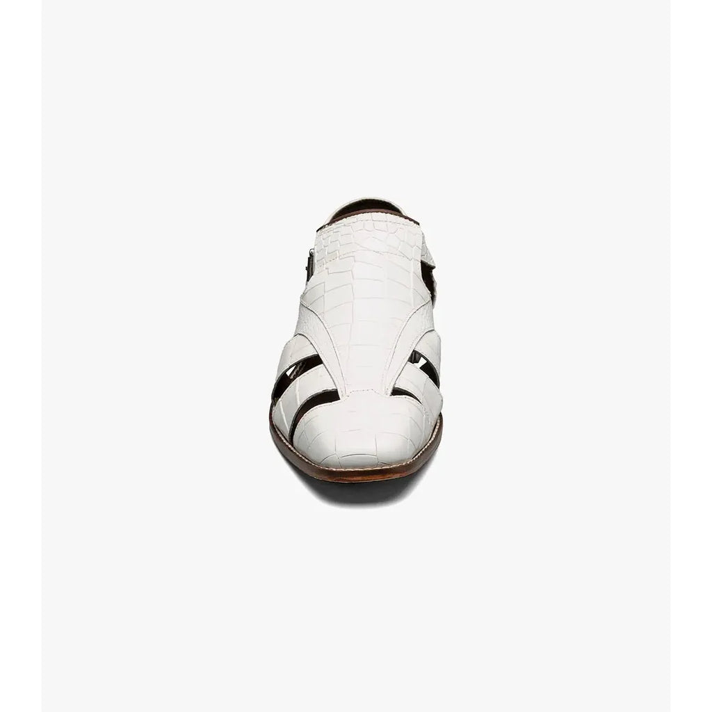 Stacy Adams Calandro City Summer Sandal  White 25695-100