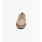 Nunn Bush Griff Suede Plain Toe Oxford Casual Shoes Stone 85107-275