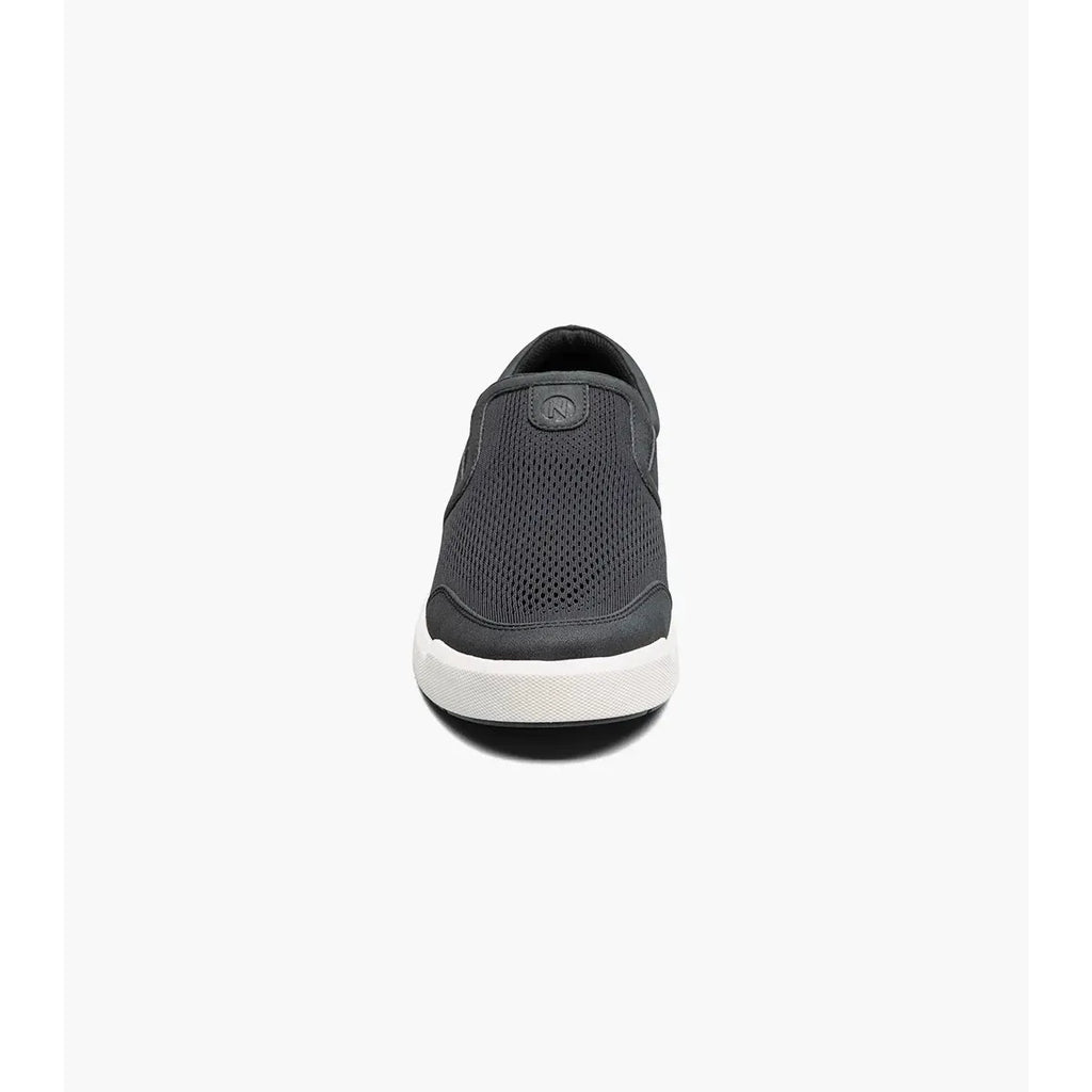 Nunn Bush KORE City Rally Mesh Moc Toe Slip On Walking Shoes Black 85159-009