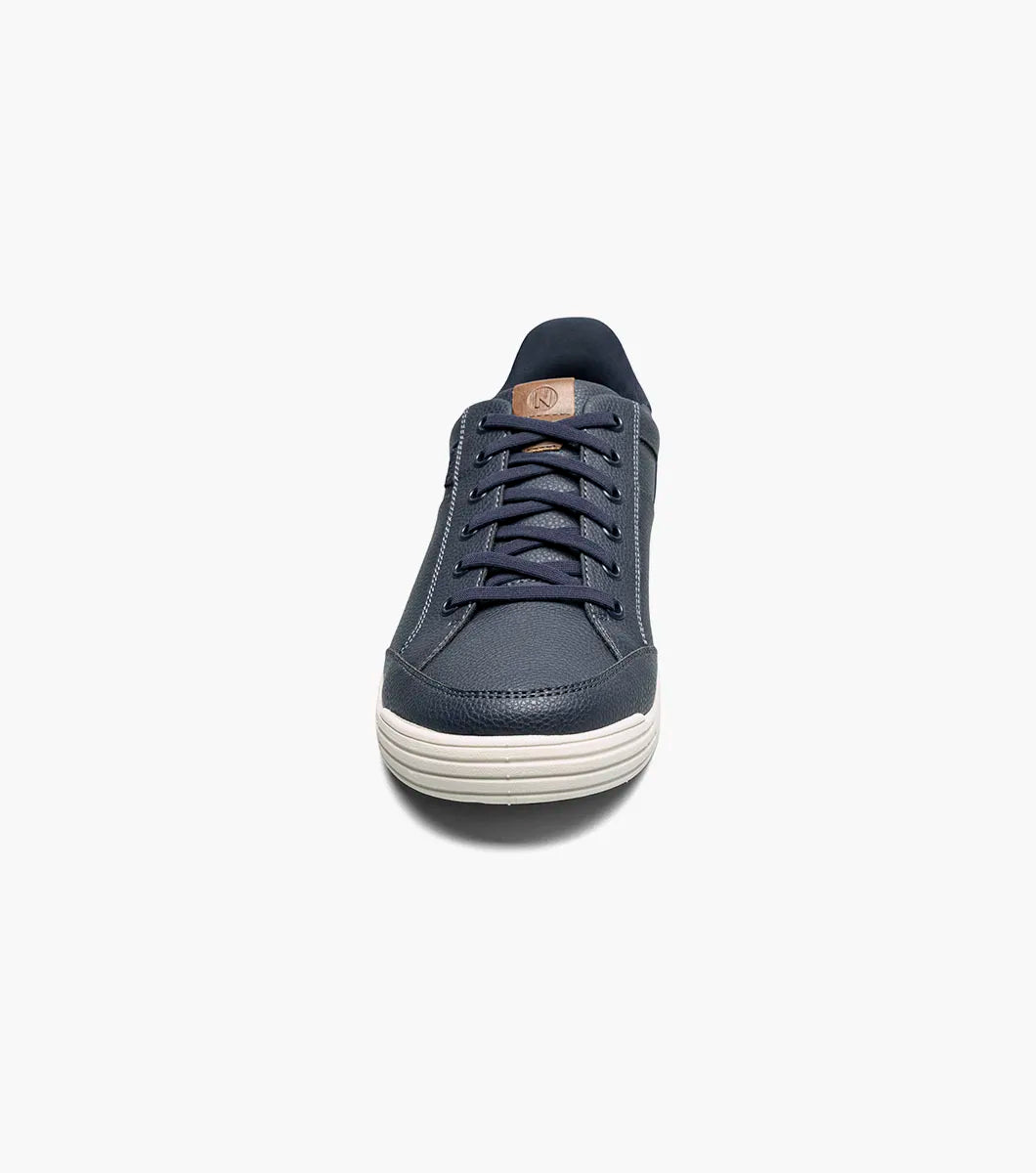 Nunn Bush KORE City Walk EZ Lace To Toe Oxford Sneaker Navy Multi 85152-492