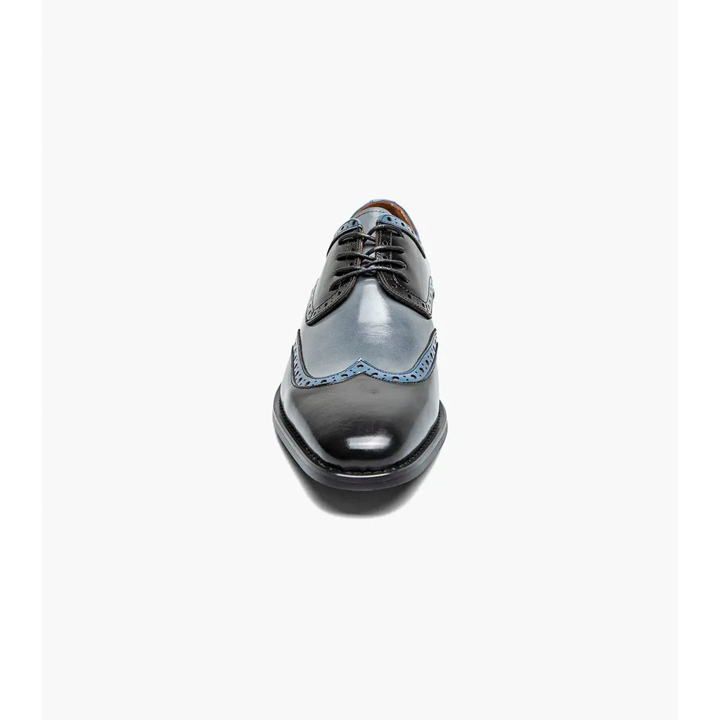 Stacy Adams Tindall Wingtip Oxford Men's Shoes 25832-009 Black Multi