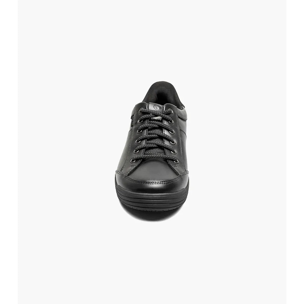 Nunn Bush KORE City Walk Work EZ Lace Up Toe Oxford Shoes Black 85160-001