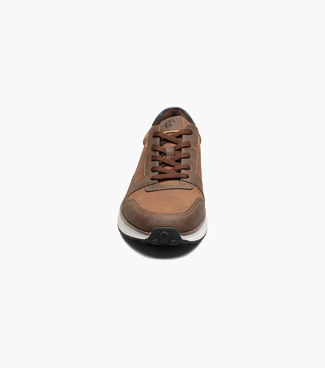Nunn Bush KORE Swift Moc Toe Sneaker Comfort Brown Multi 85151-249