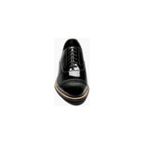 11003,Stacy Adams Patent Shiny Leather Concorde Cap Toe Oxford Lace Up