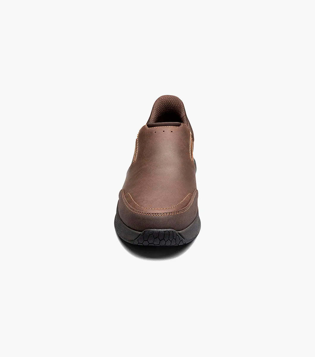 Nunn Bush KORE Taz EZ Hands-Free Moc Toe Slip-On Brown CH 85192-215