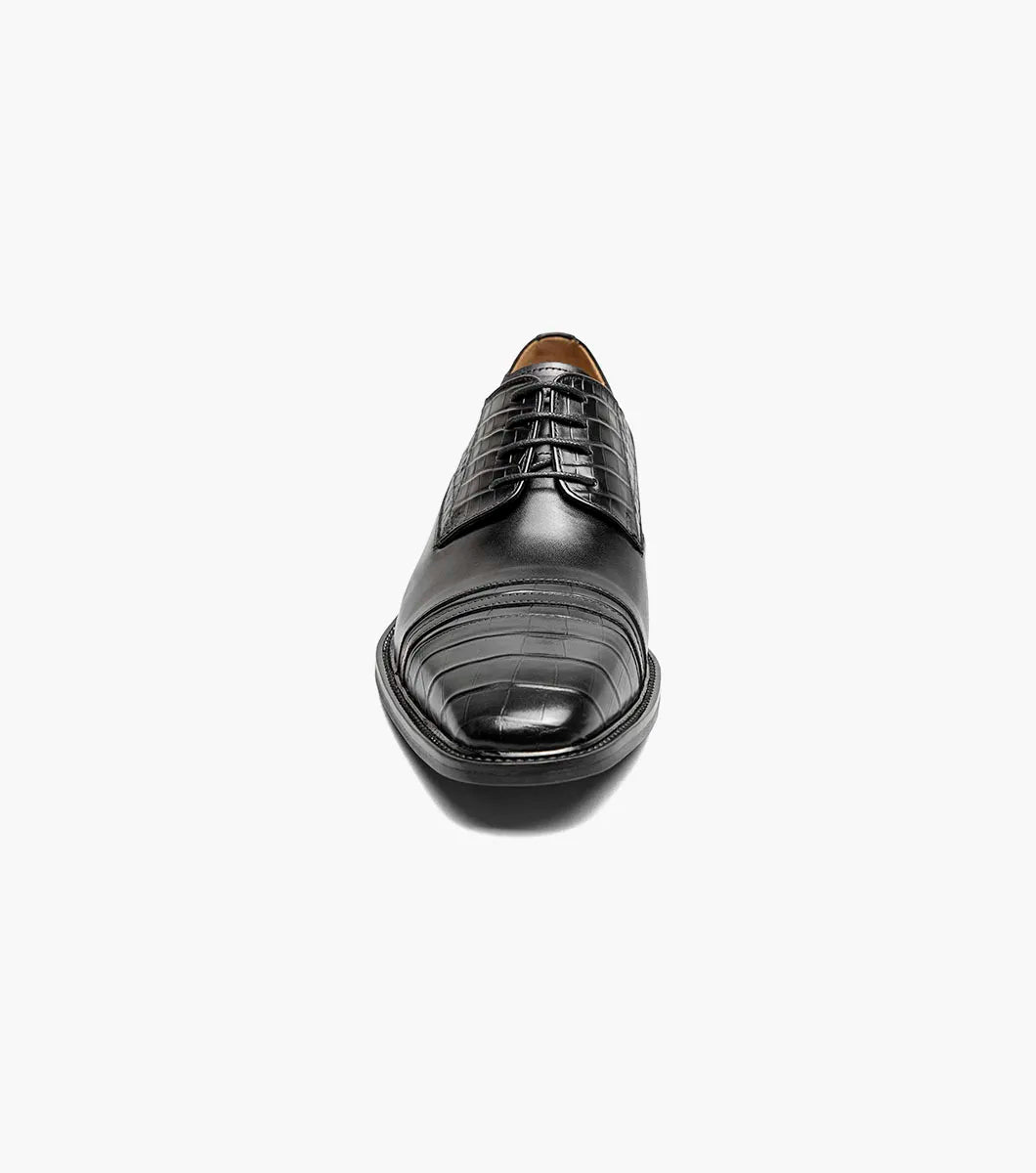 Stacy Adams Martino Cap Toe Oxford Leather Black 25833-001