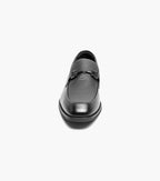 Stacy Adams Lawton Moc Toe Bit Slip-On Dress Shoes Black 25796-001