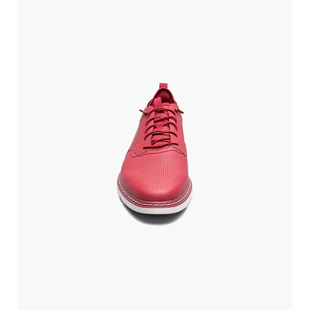 Stacy Adams Synchro Plain Toe Elastic Lace Up Sneaker Raspberry Shoes 25518-670